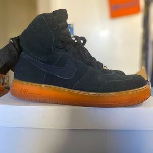 Nike Air Force 1 Black Suede ‘07